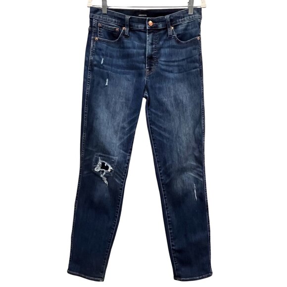 J Crew Vintage Straight Denim Patchwork Jeans, 30T - Picture 1 of 8